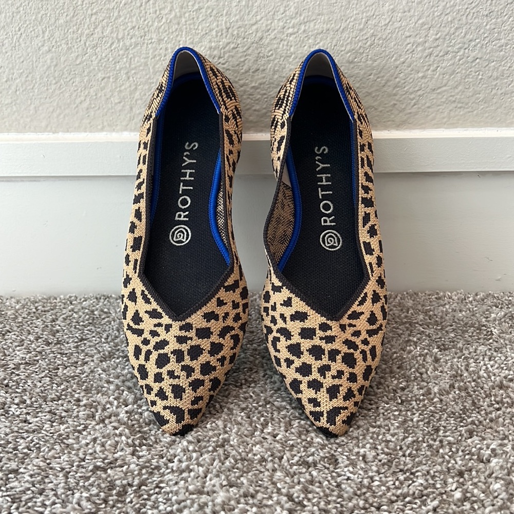 Rothy’s Leopard Point Flats - Picture 2 of 3